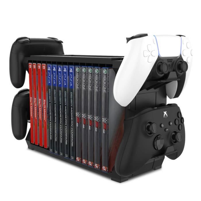 Support de Stockage de Cartes de Jeu pour Nintendo Switch NS,support de boîte d'affichage de disque de jeu multifonctionnel en ABS pour commutateur,porte- cartes de disques Boîte de cartes de jeu