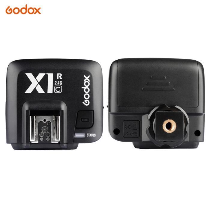 A-GODOX X1R-C – récepteur Flash à distance sans fil TTL 1-8000s, 32 canaux, obturateur pour caméras Canon EOS