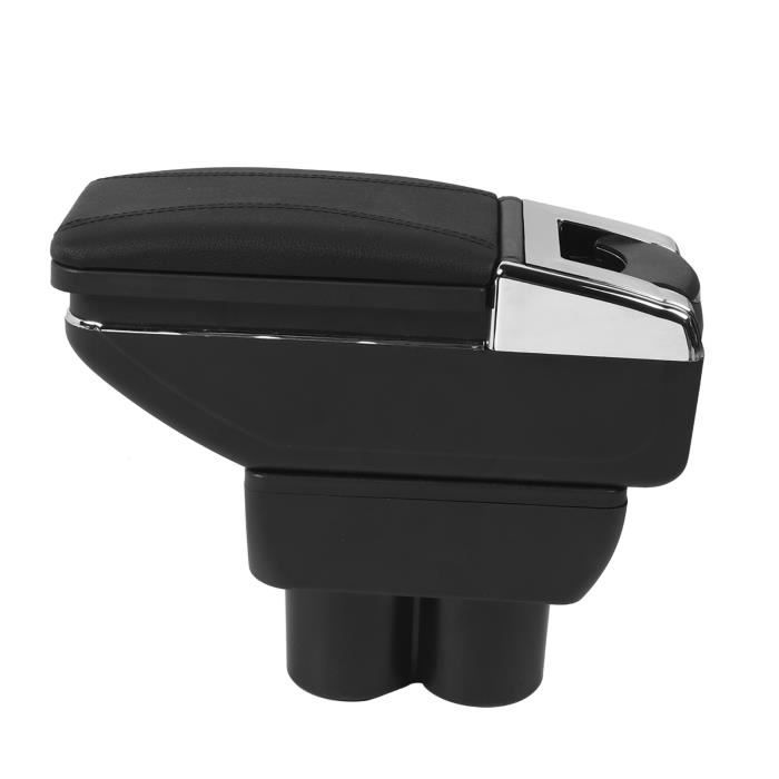 Accoudoir Console Centrale Coulissante Pour Chevrolet Aveo – Rangement Supplémentaire Noir – Neuf