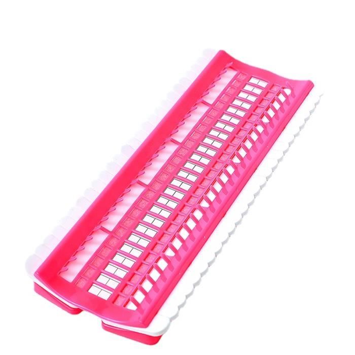 NW Porte-fils en bois pour couture et broderie - Organisateur de fils pour couture avec crochets de suspension pour mur (48 bobines