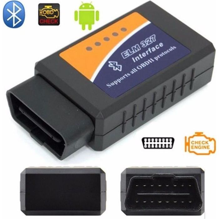 Adaptateur OBD1 Vers OBD2 Renault - Câble Diagnostic 11 Broches - 30 Cm - Compatible Scanners Auto