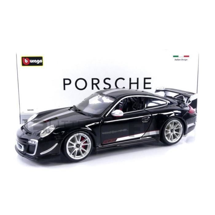 Porsche 911 - 997 Gt3 Rs 4.0l Noire 2010 1/18 Gt3rs Burago 18-11036bk Black Schwartz Nero Negro