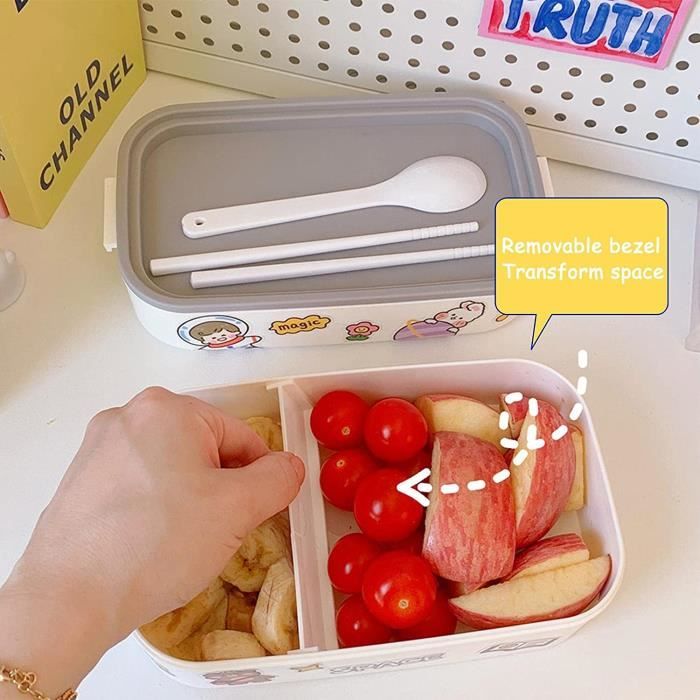 Bento Japonais Bento Lunch Box Boite Bento Repas Ou Goûter Compartiments sans BPA Durable Et Sûre