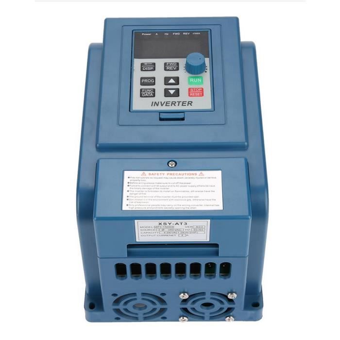 EJ.life Variateur de fréquence moteur triphasé VFD 380V 7.5KW