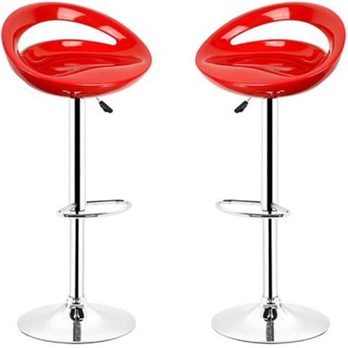 Housse De Tabouret Ronde GGoty - 40x40cm - Coton Élastique - Protection Siège Décorative