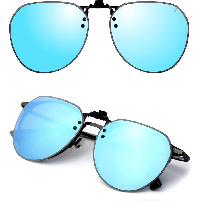 Clip Lunettes De Soleil Polarisees Relevable Et Ultra Leger Surlunettes De Soleil Clip Solaire Homme Femme 100 Anti Uv Certi u1446 Achat Vente lunettes de soleil Cdiscount