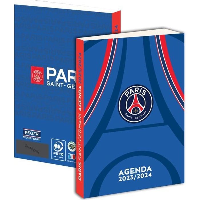 Agenda Scolaire 2023/2024 - PSG Paris Saint Germain QUO VADIS