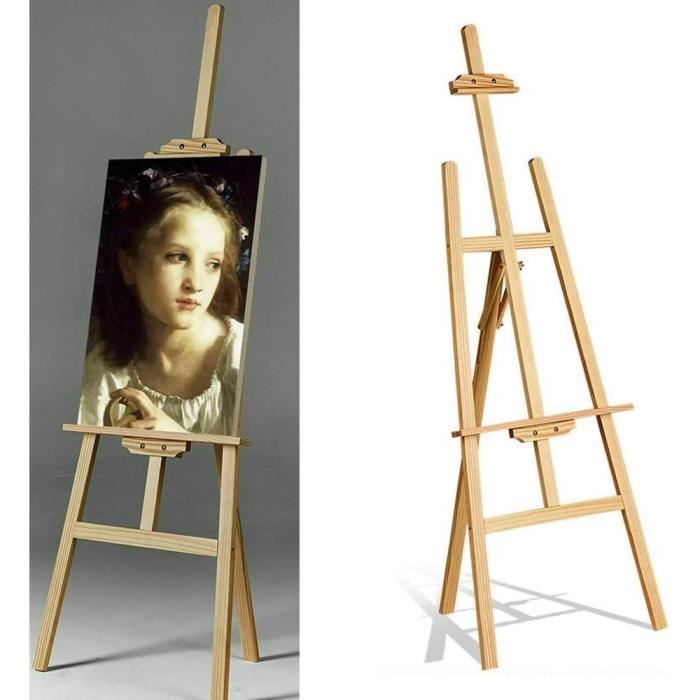 Chevalet Miniature 1:12 Pour Maison De Poupée - Avec 2 Tableaux - Décoration Vintage En Bois - 13