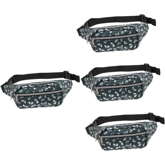 4 Pi?�ces Pack Sac De Rangement Pour T?�l?�phone Portable Ceinture De Gym Sacs De Taille De Mode 