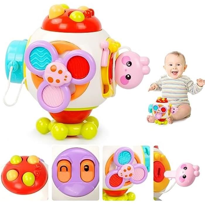 Jouet Montessori, Jouet Bebe 1 2 an, 7 in 1 Montessori Sensoriel Jouets  pour Bebe 6 9 12 18 Mois Naissance Fille Garcon - Cdiscount Jeux - Jouets