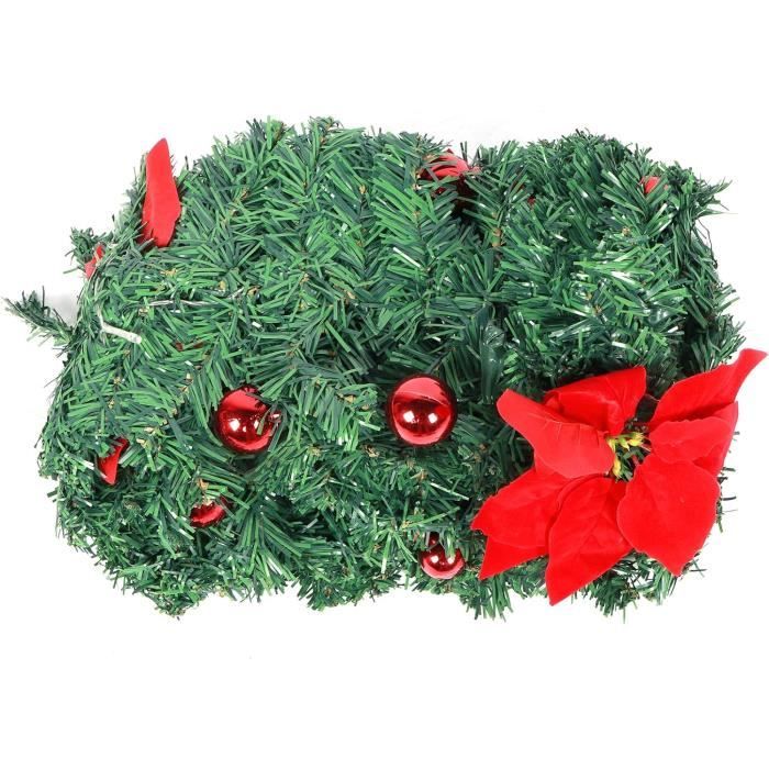 Couronne De Noël De 35,1 Cm, Couronne De Noël En Toile De Jute Avec