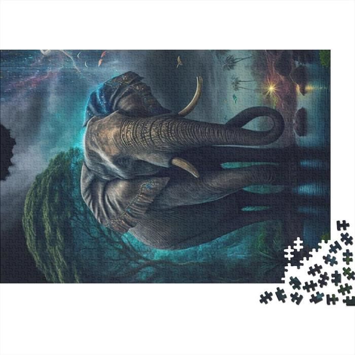 Puzzle Eurographics éléphants 250 Pièces - 33 X 48 Cm, Modèle 8251-5787, Pour Enfants Et Adultes