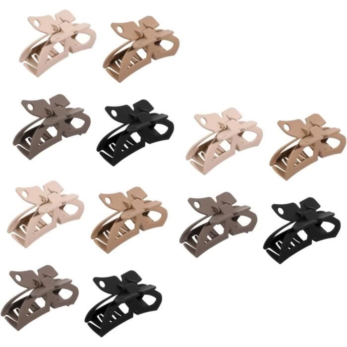 Lot De 3 Barrettes Halloween – Nœud Papillon, Paillettes, Araignée – Pinces à Cheveux Pour Enfants – Festif Et Léger