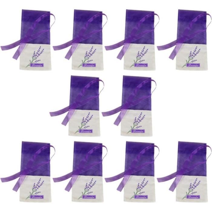 Lot de 10 Sachets de Sachets de Lavande Sachets Vides pour Bourgeons de