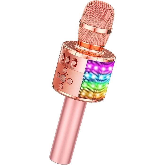 Mini Karaoke Machine Karaoké Portable Avec 2 Micros Sans Fil - Effets LED Et Bluetooth 5.3 - Cadeau Enfants 3-18 Ans Micro Sans Fil Bluetooth Mini Karaoke Machine Karaoké Portable Avec 2 Micros Sans Fil - Effets LED Et Bluetooth 5.3 - Cadeau Enfants 3-18 Ans Micro Sans Fil Bluetooth