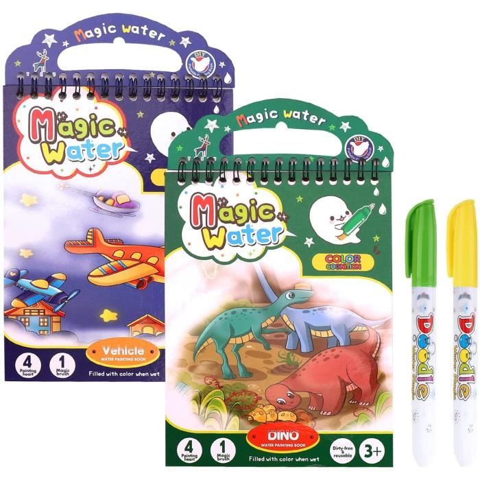 Jeu de coloriage,Livre de coloriage magique pour enfants,dessin à l'eau,jouets éducatifs