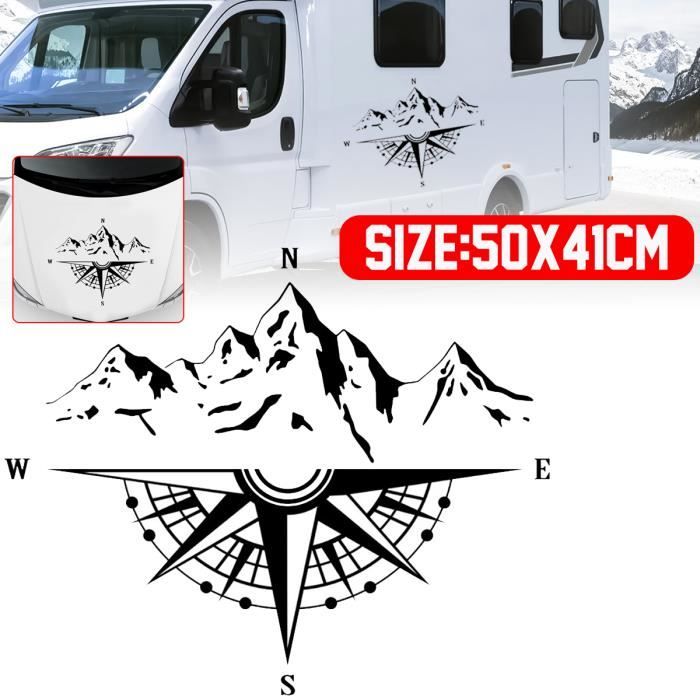 cesser cousin Le banquet autocollant camping car rapido le randonneur