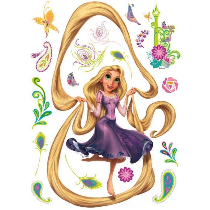 Stickers Mural Raiponce Wall Disney Choix Taille/couleur 