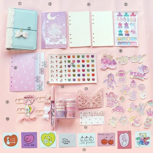 Carnet Sirène En Peluche A5 - Journal Intime à Paillettes Pour Filles, Couverture Rigide Brodée