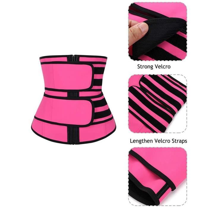 Wzhtuzi Lot De 2 Corsets Pour Femme - Ceinture Abdominale Post-Partum Et Gainante - Noir Taille L