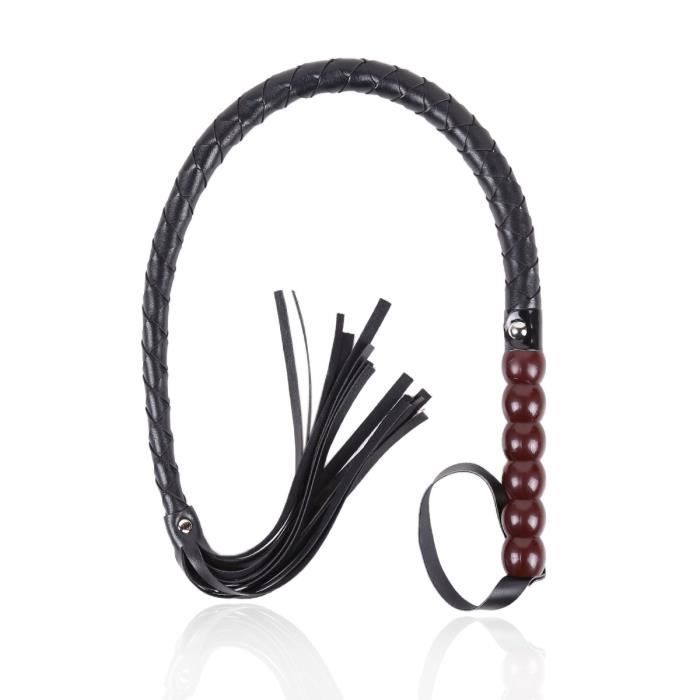 Fouet de Bondage en Cuir Slim pour Couple et Femme, Nœud BDSM pour