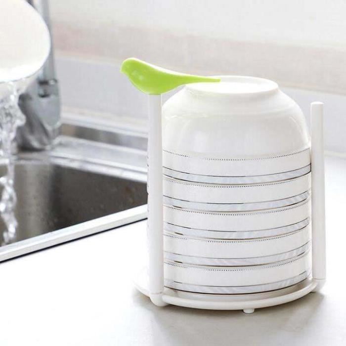 Jingyingtt Égouttoir à Vaisselle Inoxydable Multifonctionnel - Gain De Place Et Drainage Automatique