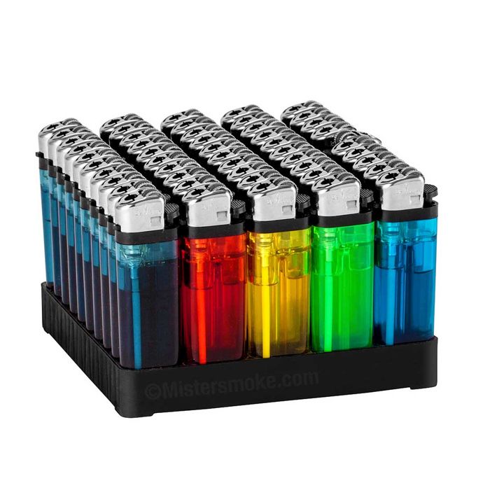allume-feu pour barbecue GENERIQUE briquet décapsuleur noir en lot de 5