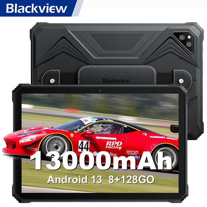 Blackview Active 6 Tablette Tactile 10.1 pouces Android 13 2.4G+5G