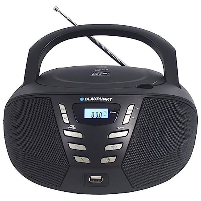 Radio portable - Blaupunkt - BB7BK - Lecteur CD - Fonction Radio - Couleur Noir
