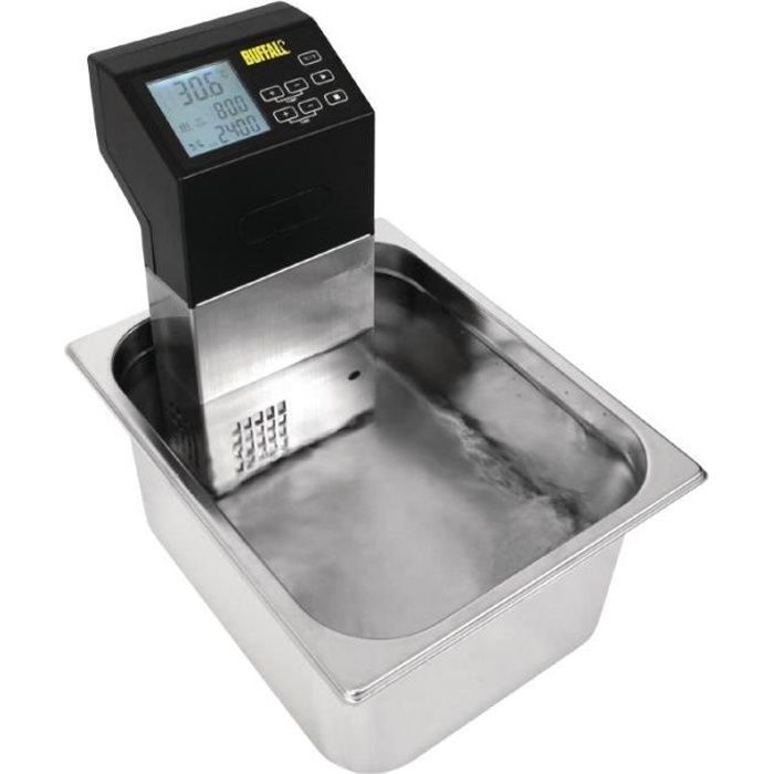 Thermoplongeur de cuisson sous vide portable 1500W - Buffalo - Noir