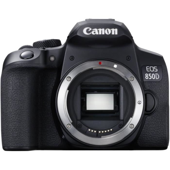 Appareil photo Reflex Canon EOS 850D - Noir - APS-C - 24,1 Mpx - Flash intégré