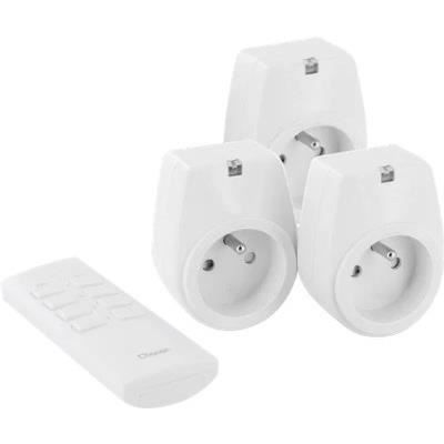 CHACON Set de 3 prises OnOff+ Télécommande FR