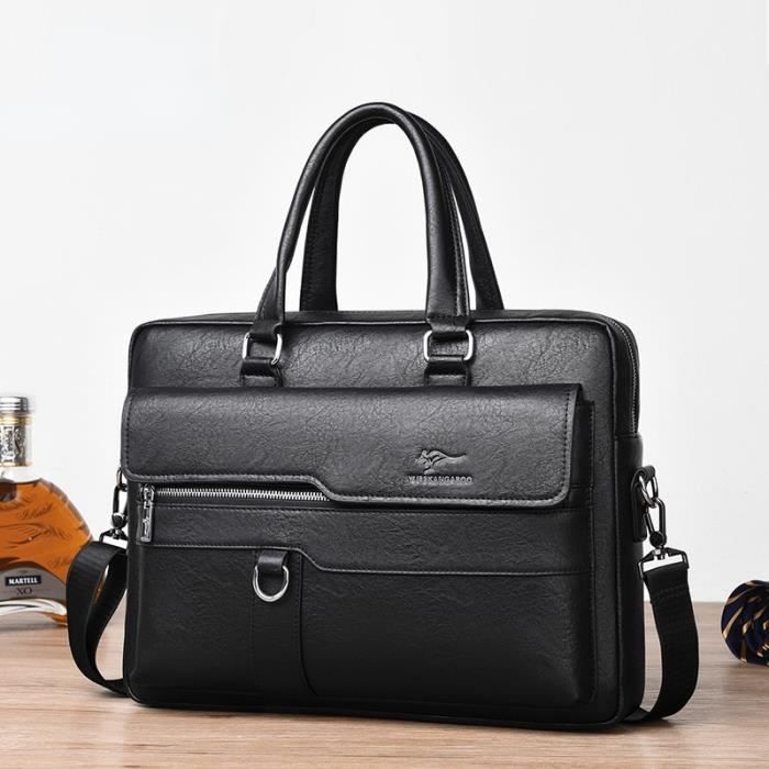 Valise Ou Bagage Vendu Seul JD9M2 Men Briefcases Pu Leather Man Tote