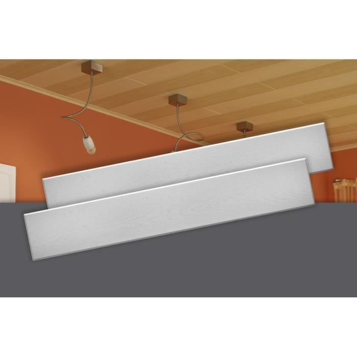 = 20m2 Decosa Dalle de plafond Athen PRIX SPECIAL LOT de 10 sachets fr/êne blanc 50 x 50 cm