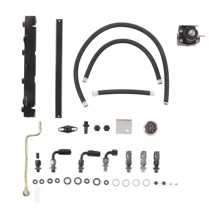 Régulateur De Pression De Carburant Réglable Osmond Avec Manomètre – Kit Universel AN6, 0-160 PSI, Pour Moteurs Haute Performance