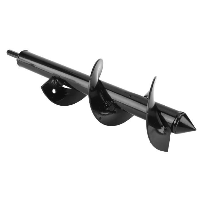 Tarière Pour Perceuse 8x60 Cm | Foret De Jardin Pour Bulbes, Fleurs, Petits Arbres | Acier Robuste