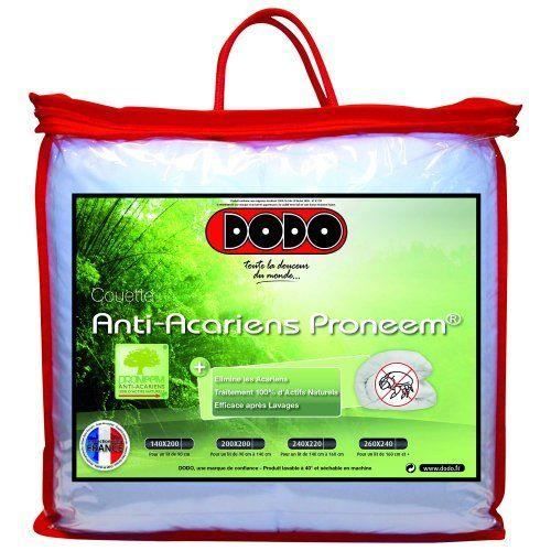 DODO Couette Chaude en polyester 400 g/m² MAISON ANTI-ACARIENS