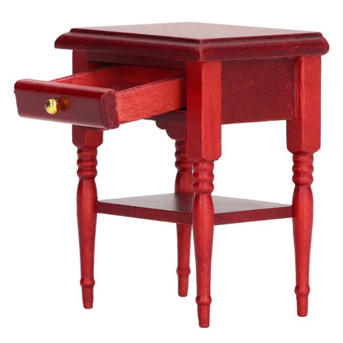 Table De Chevet Miniature Pour Poupée - France - Vintage Années 1900