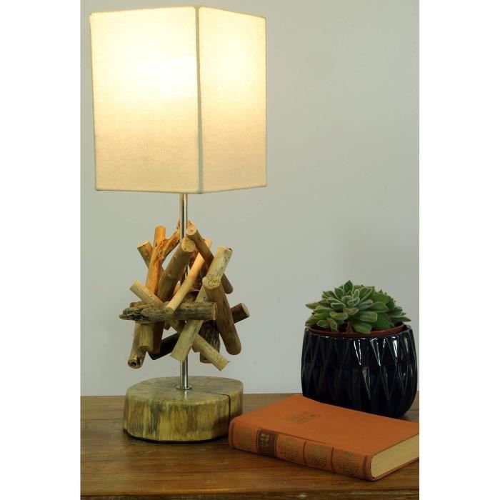 Guru-Shop Lampadaire-Lampadaire, Fabriqué À La Main À Bali À Partir De Matériaux Naturels, Capiz-Nacre - Modèle Tango, - Maison