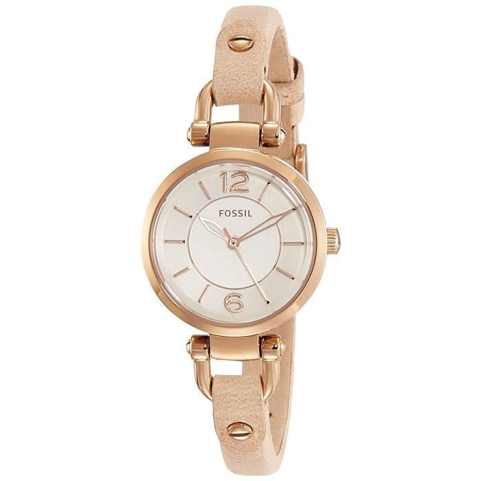 Montre Fossil Georgia Es3745 Femme Blanc , - Achat/vente montre - Cdiscount