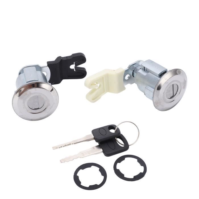 Barillet Serrure Porte Gauche + Droite Renault Master 1998-2016 – 2 Clés – Réf. 7701470944/45
