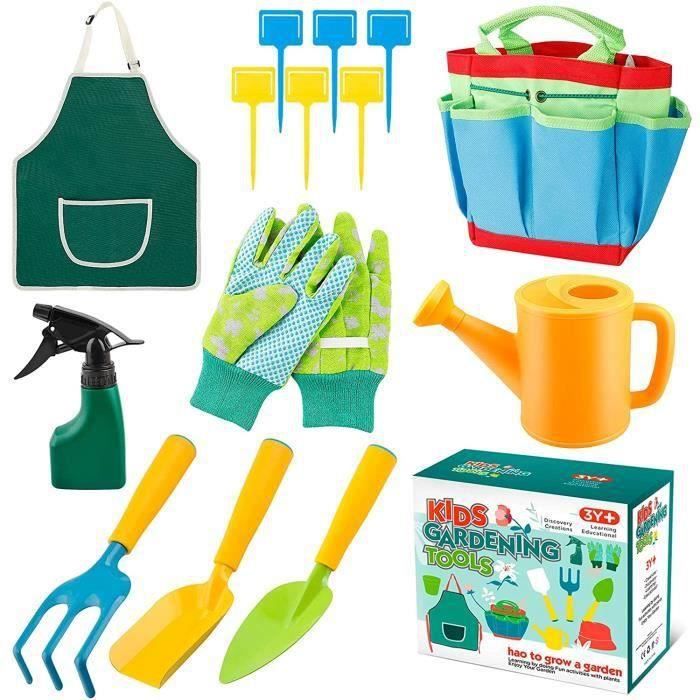 Set jardinage enfant 3 pièces avec gants