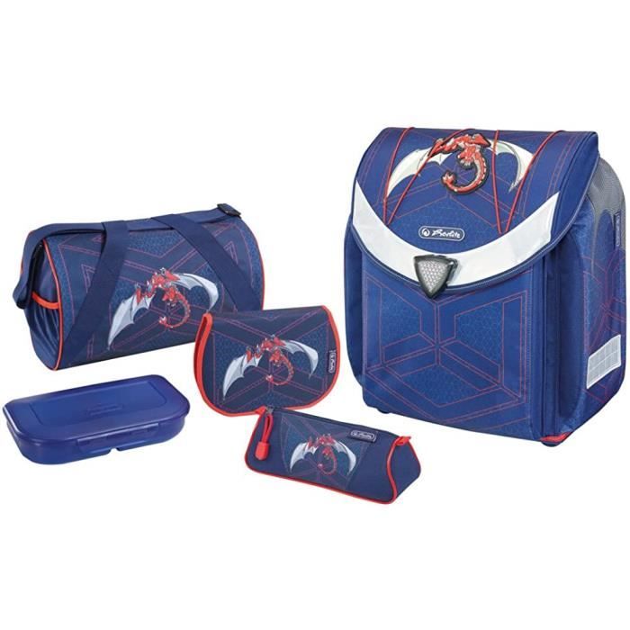 Herlitz Ultimate Sac à Dos École Enfant - Recyclé 28L - 41x32x22 Cm