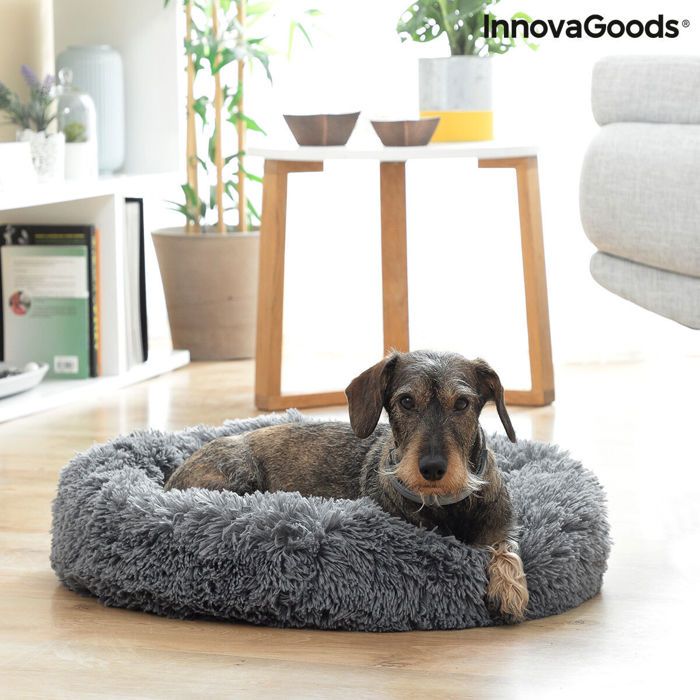 Comparer les prix de InnovaGoods Lit pour Animaux de Compagnie Antistress Bepess Ø 60 cm