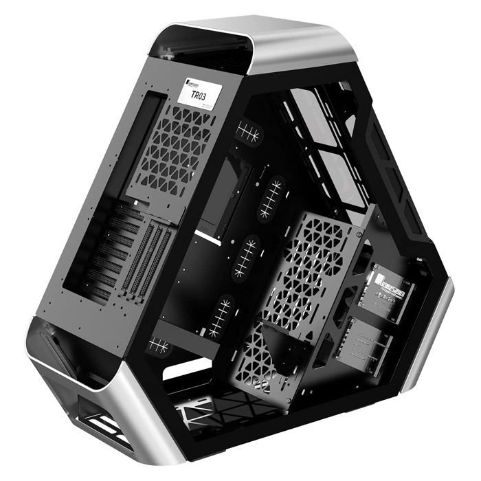 Boîtier gaming – JONSBO – TR03-G – argent – Tour