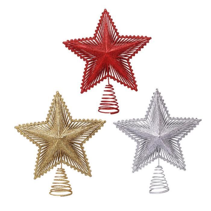 Ange Lumineux Pour Cime De Sapin De Noël - 25x30 Cm - Acrylique - Décoration Festive