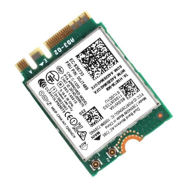 Betian-module de carte réseau Module Wifi Bluetooth bibande de carte ...