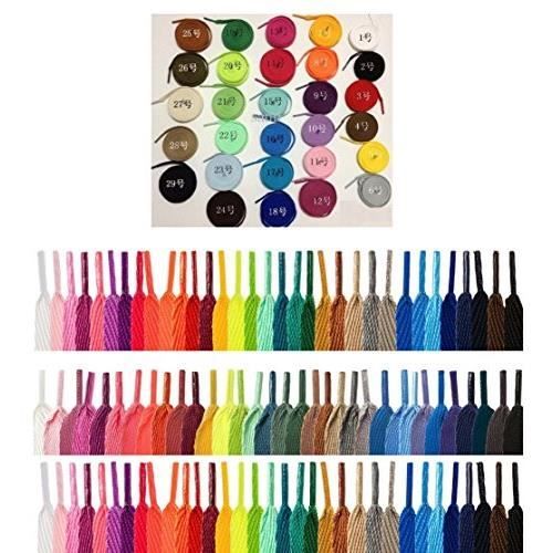 lacets de couleur baskets