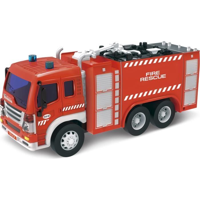 Camion de pompier à friction - LIAM ACCESS - Rouge - Pour enfant de 3 ans  et plus - Cdiscount Jeux - Jouets