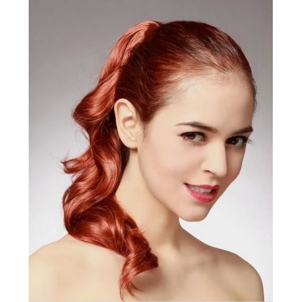 Götz – Tête De Coiffure 28 Cm Cheveux Roux Et Yeux Marron – Set De 57 Accessoires Coiffure Et Maquillage – Dès 3 Ans